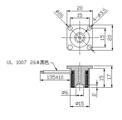 機(jī)械人電磁吸盤尺寸圖